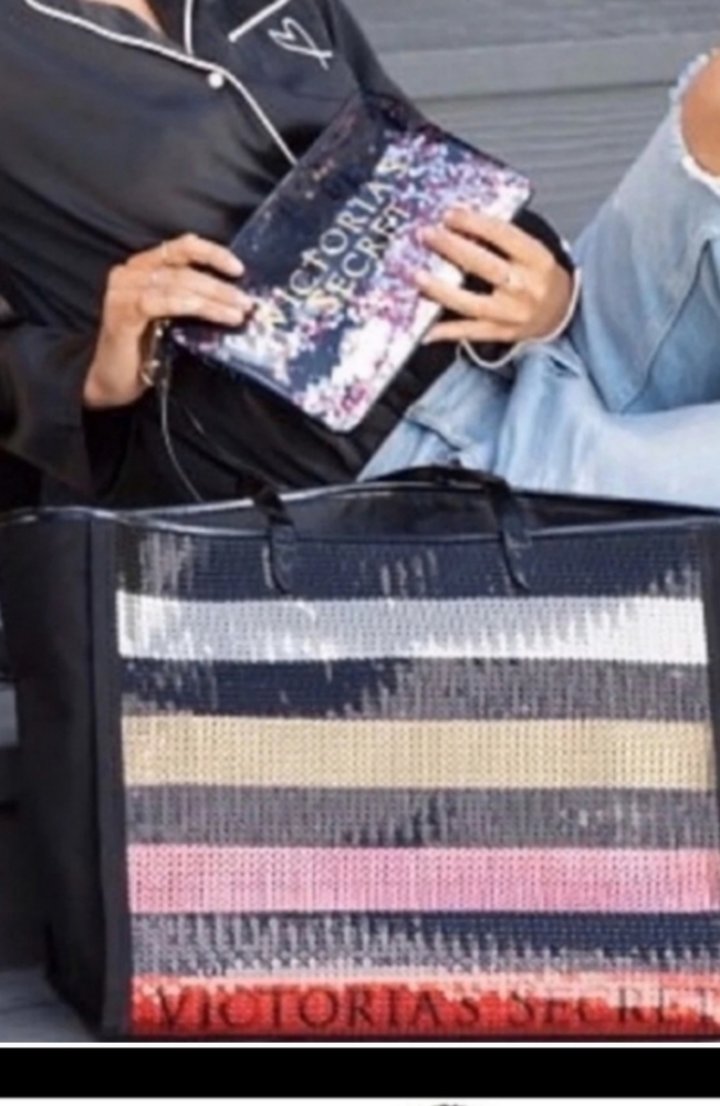 Victoria secret Sequin tote NWT